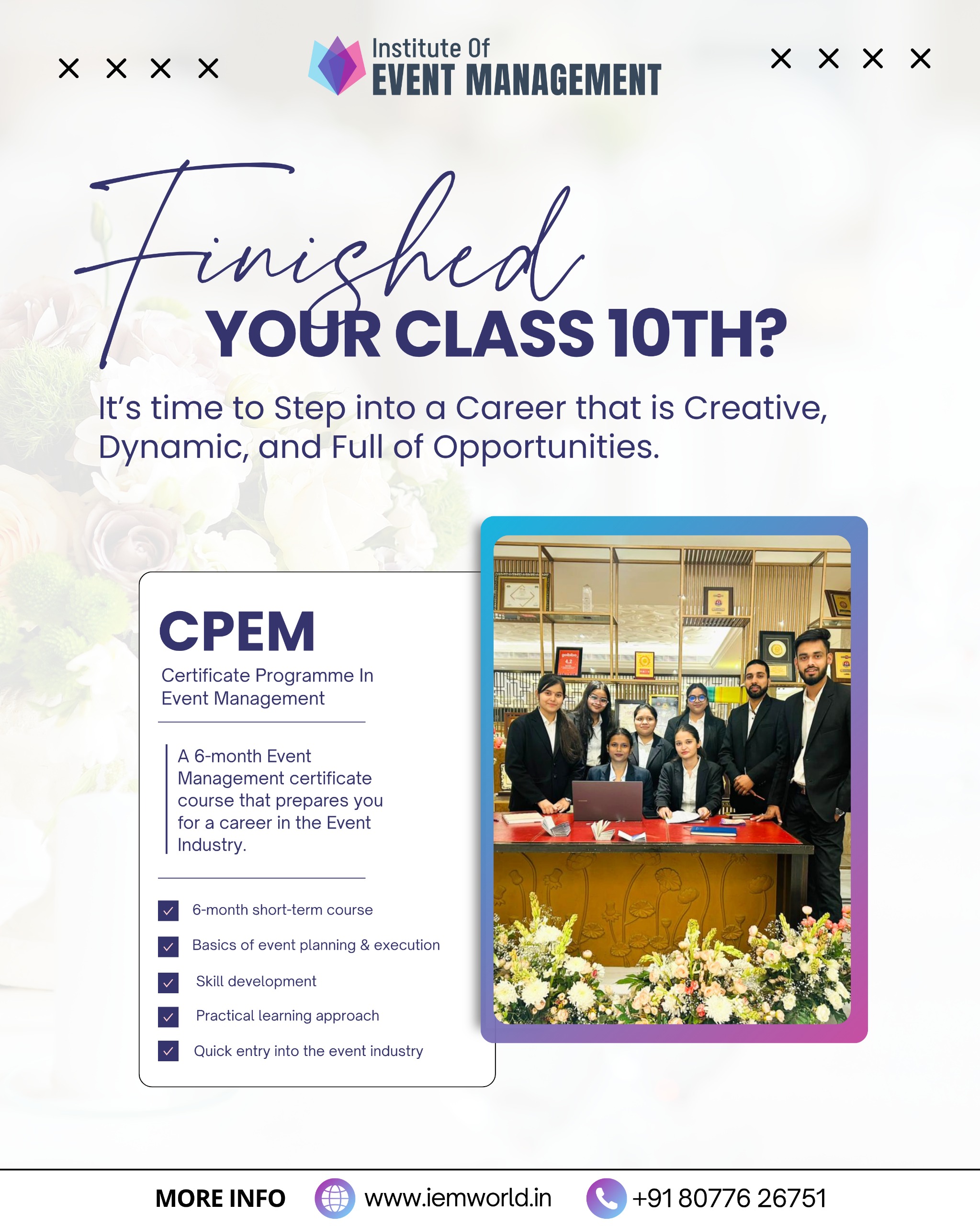 Certificate Program in Event Management at IEM India - 2026