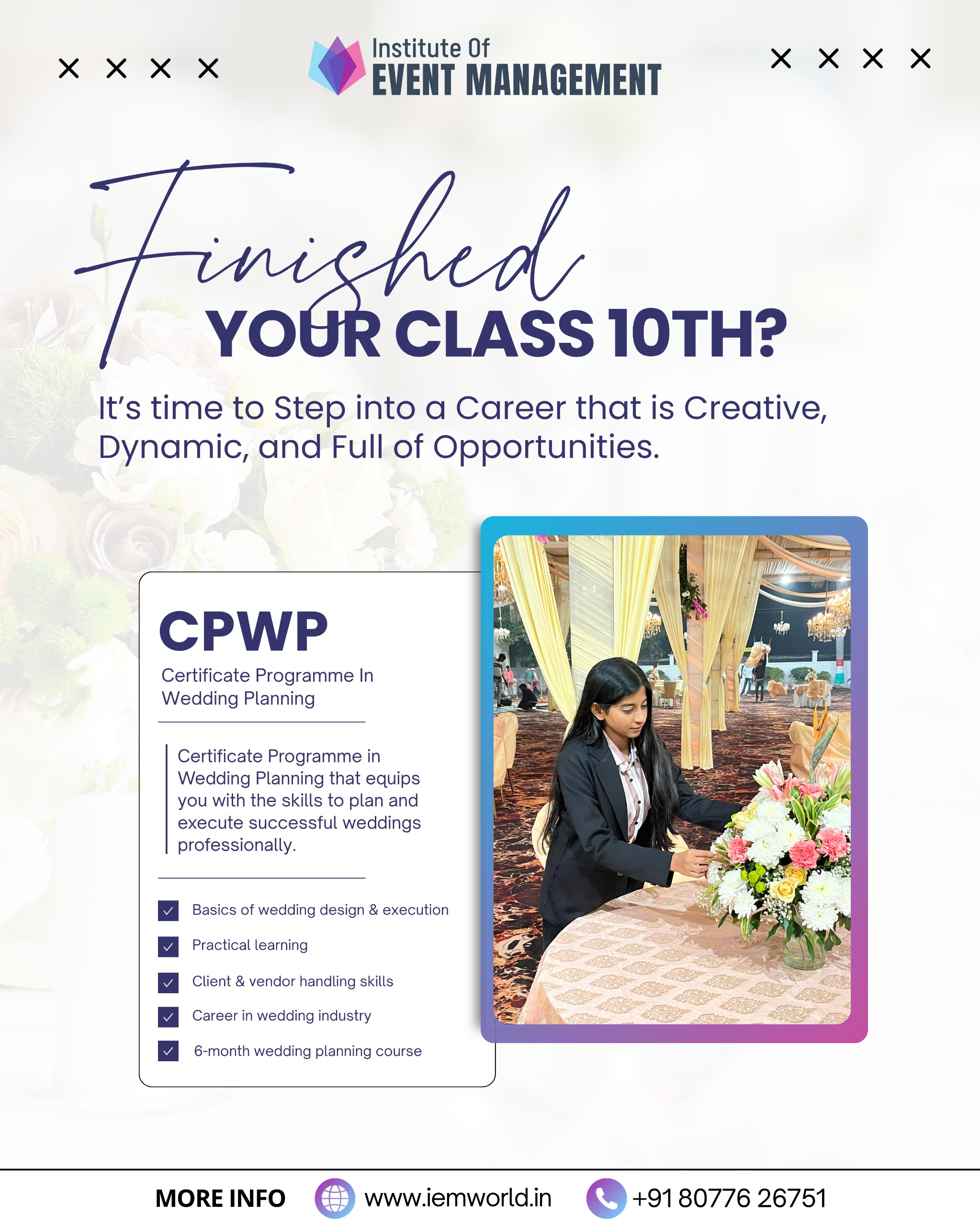 Wedding Planning Course at IEM India - 2026