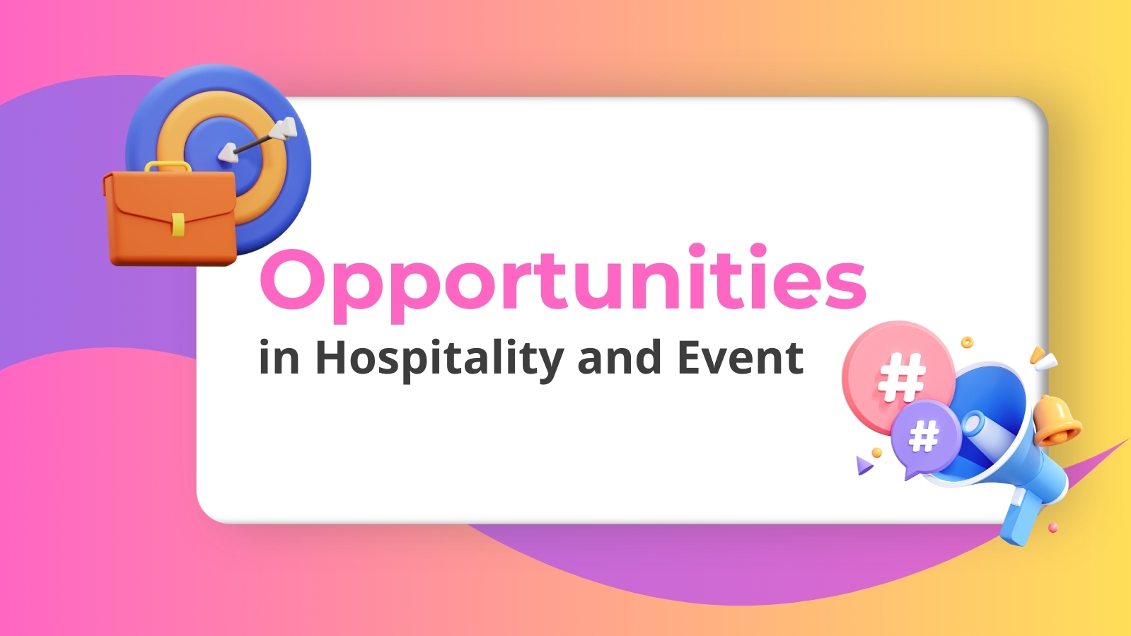Career in Hospitality and Event